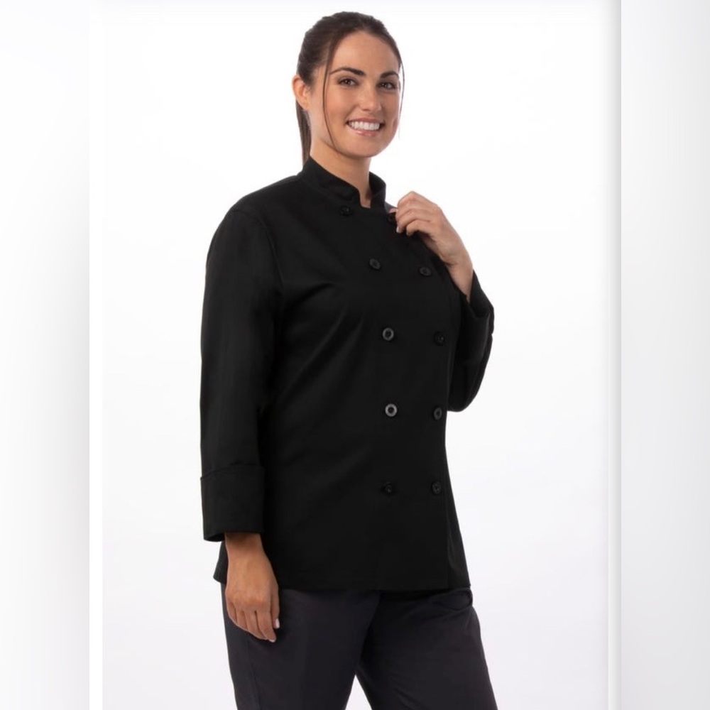 Chef Works Women's Le Mans
Chef Coat - black XX-Large - Picture 5 of 14
